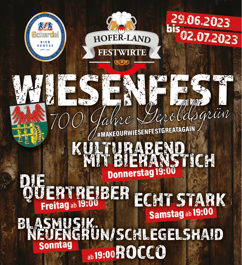 Wiesenfest, 700 Jahre Geroldsgrün